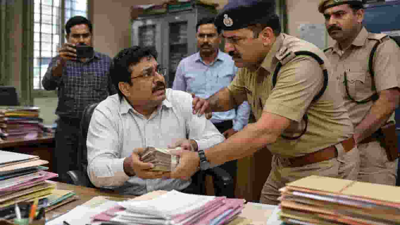Clerk Taking Bribe AI IMage