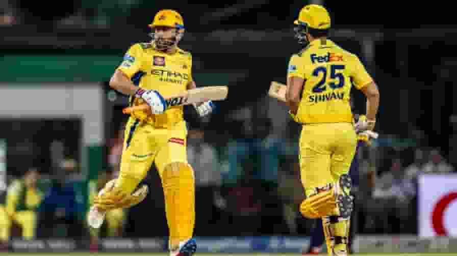 MS Dhoni Shivam Dube