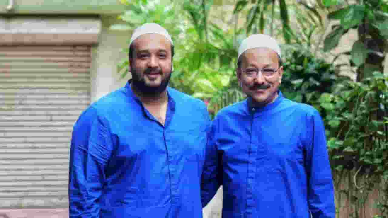 Zeeshan Siddique And Baba Siddique 
