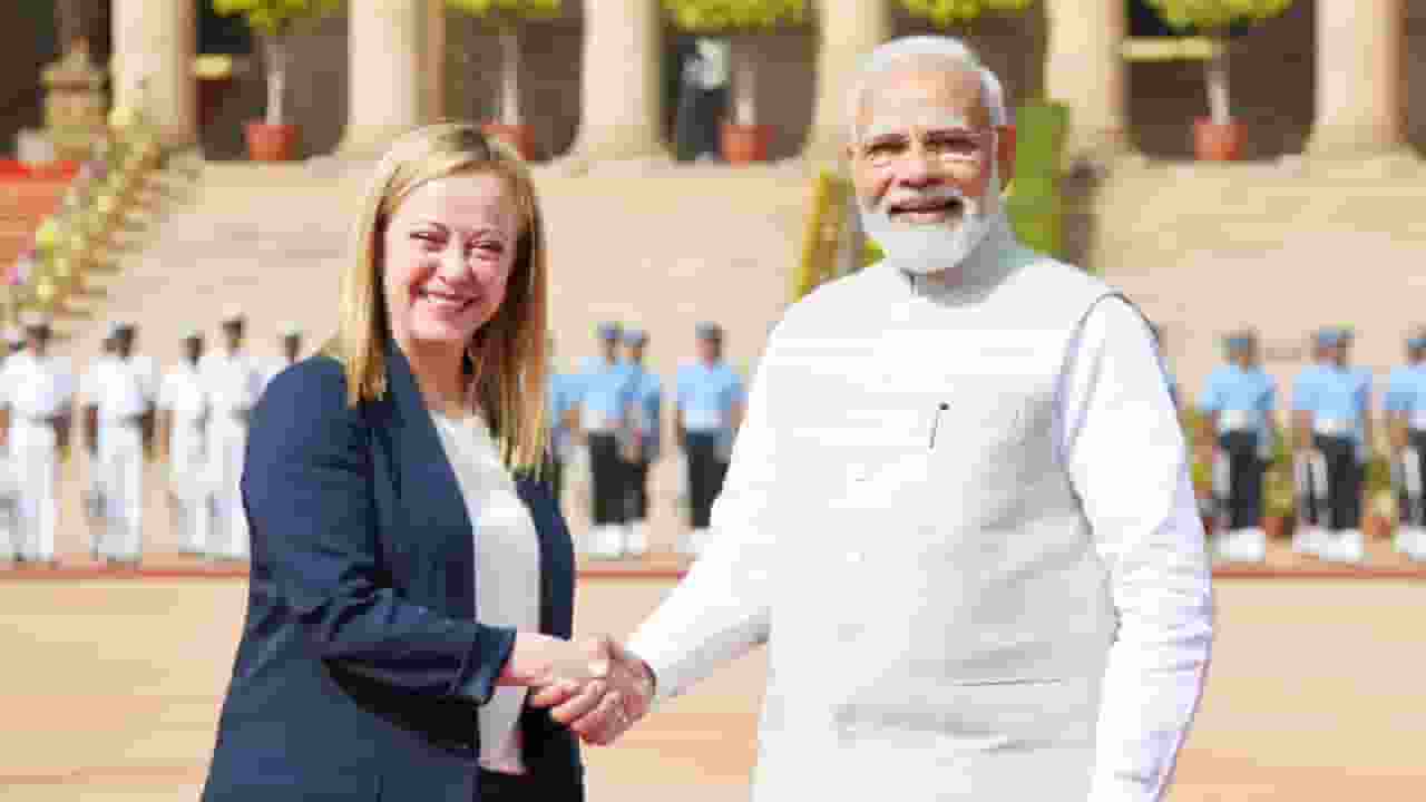 meloni and pm modi