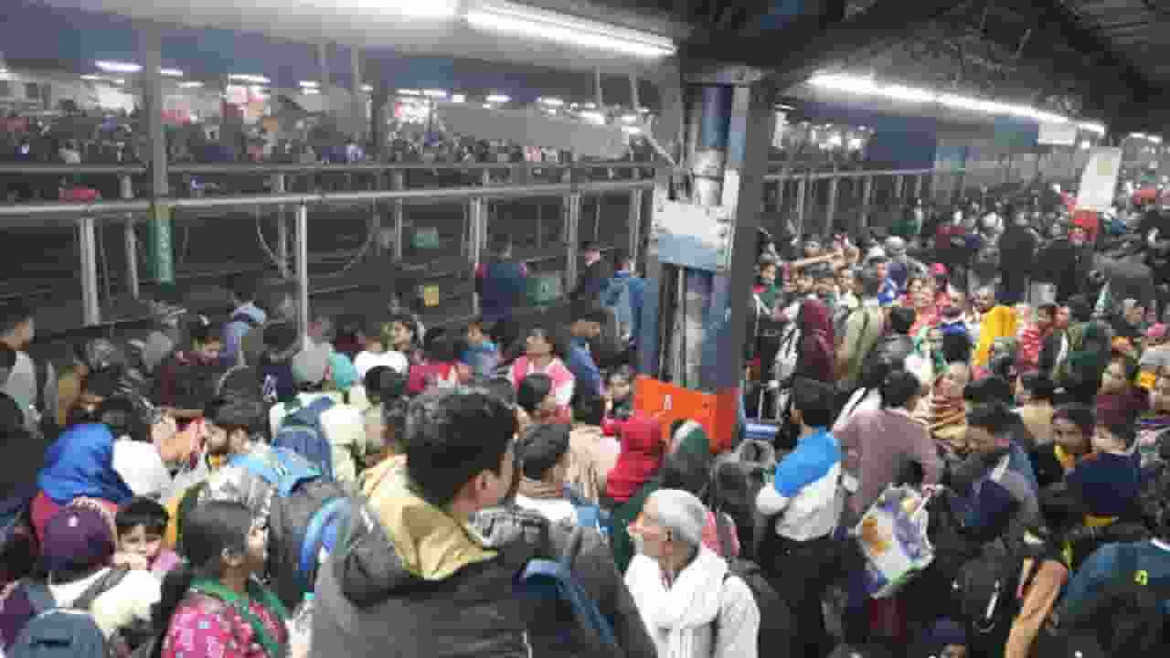 Delhi stampede platform ticket