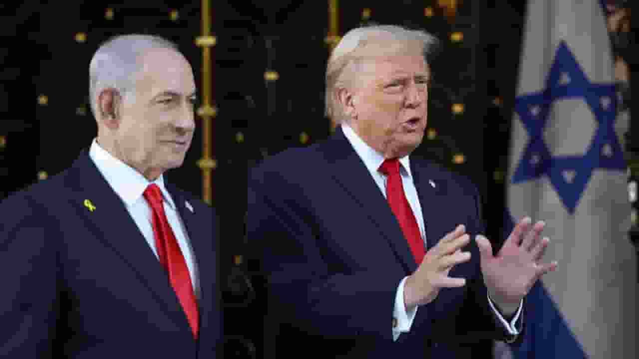 Benjamin Netanyahu and Donald Trump