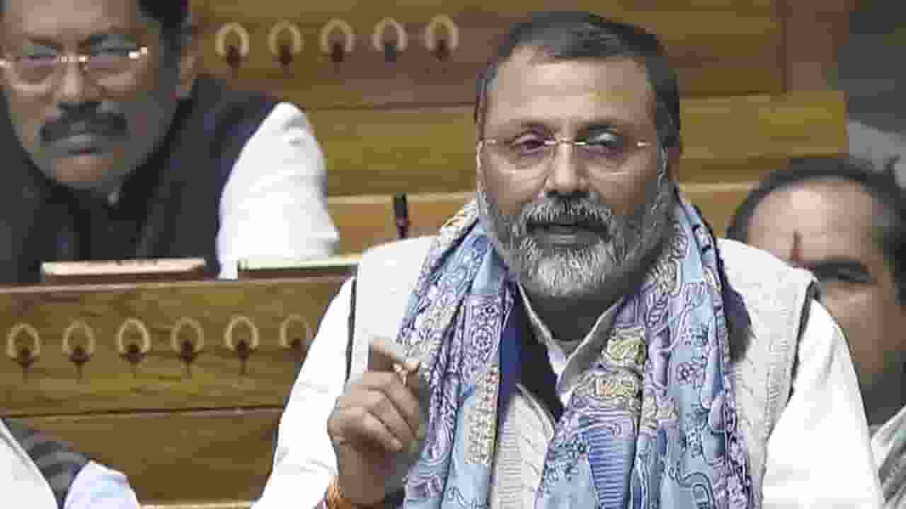 Nishikant Dubey। Photo Credit: PTI