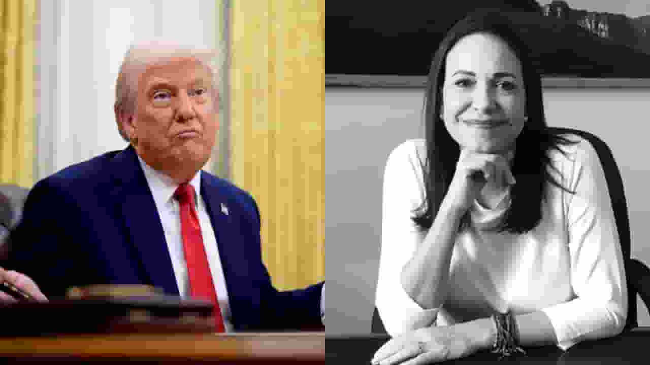 Donald Trump and Maria corina Machado । Photo Credit: Social Media