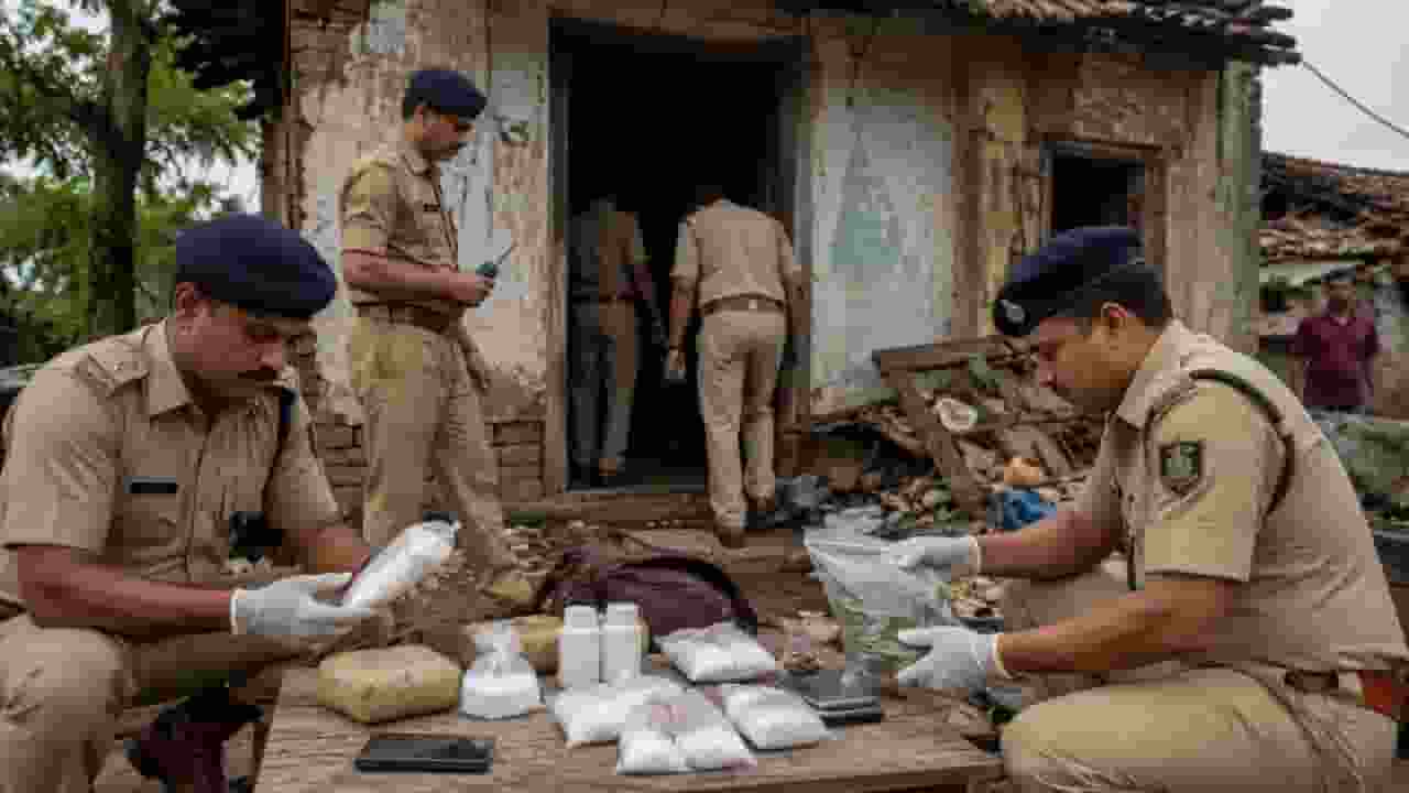 ai generated image police raid