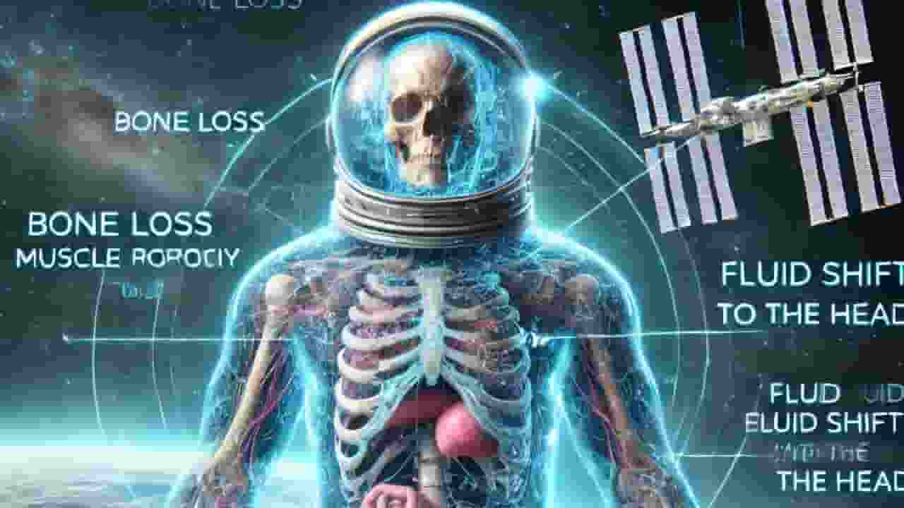 Living in space for months significantly impacts the human body