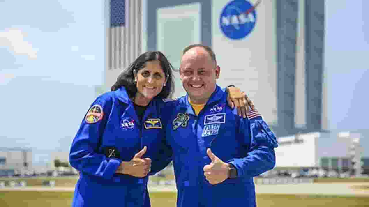Sunitha Williams and Butch Willmore । Photo Credit: PTI