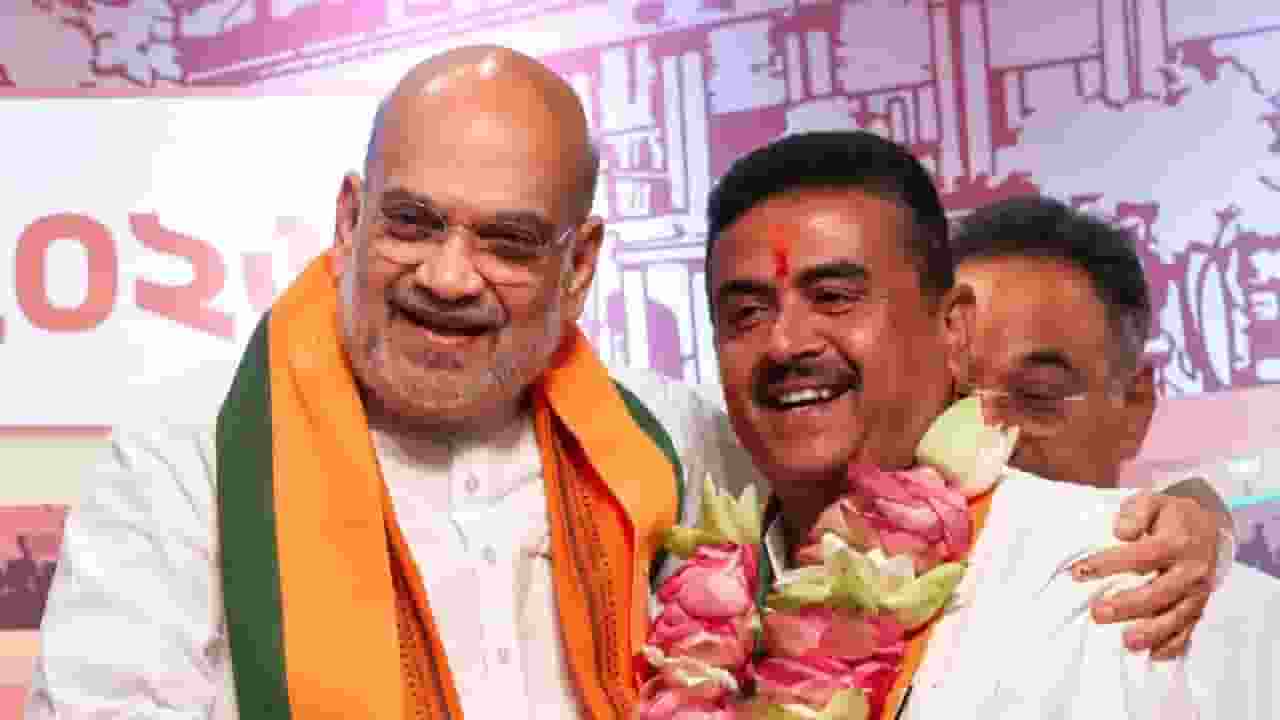 amit shah and suvendu adhikari