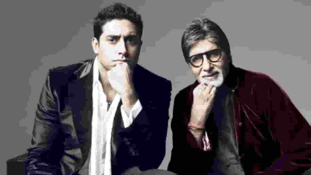 abhishek bachchan and amitabh bachchan