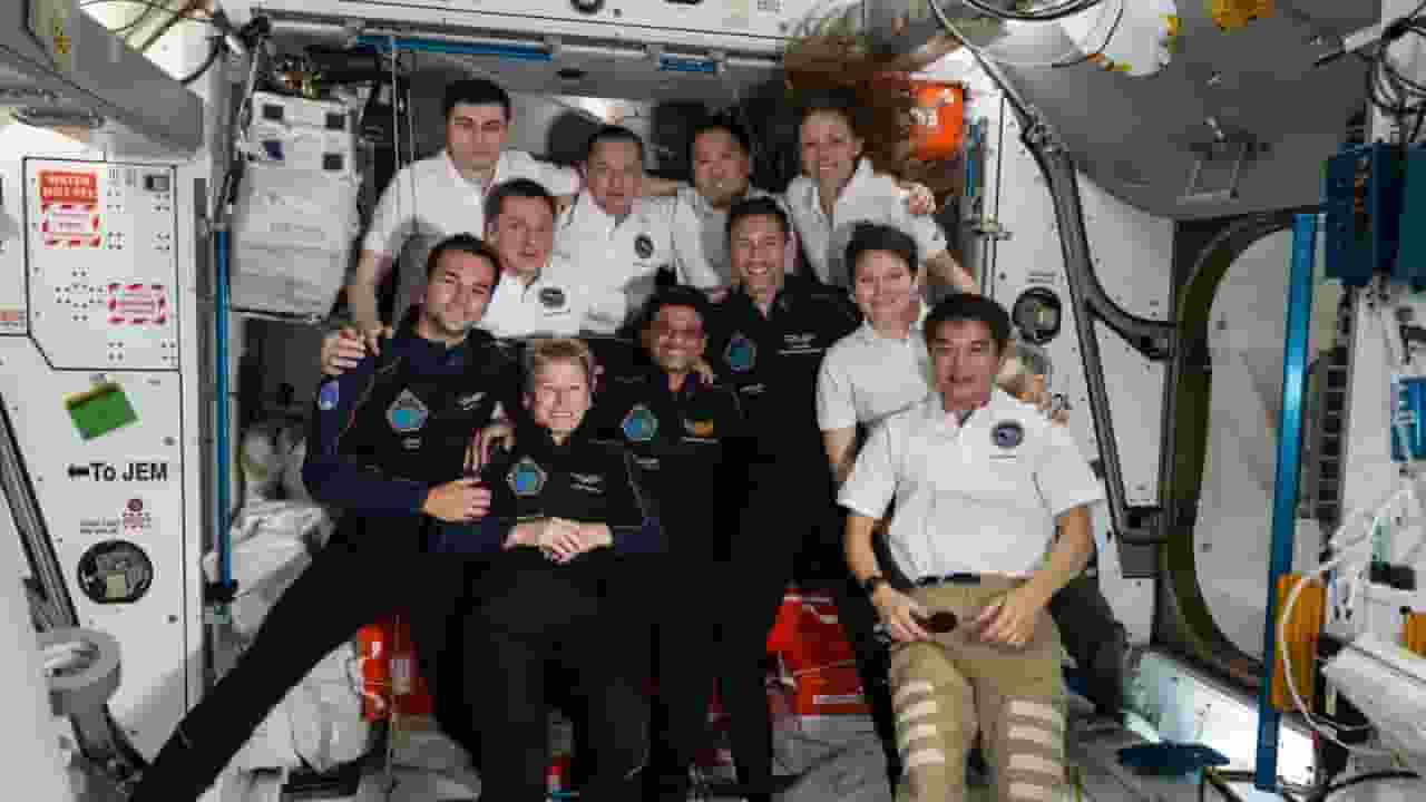 Image of ISS Axiom 4 mission