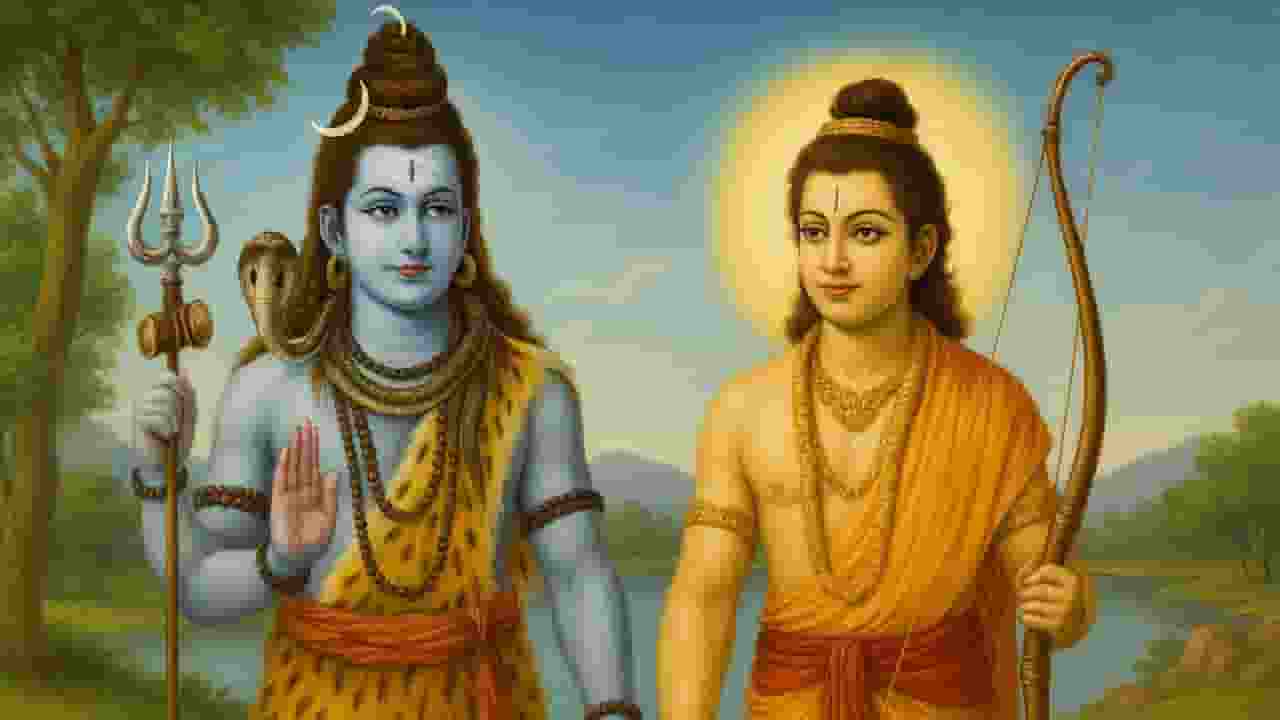 AI Image of Bhagwan Shiv and Shri Ram