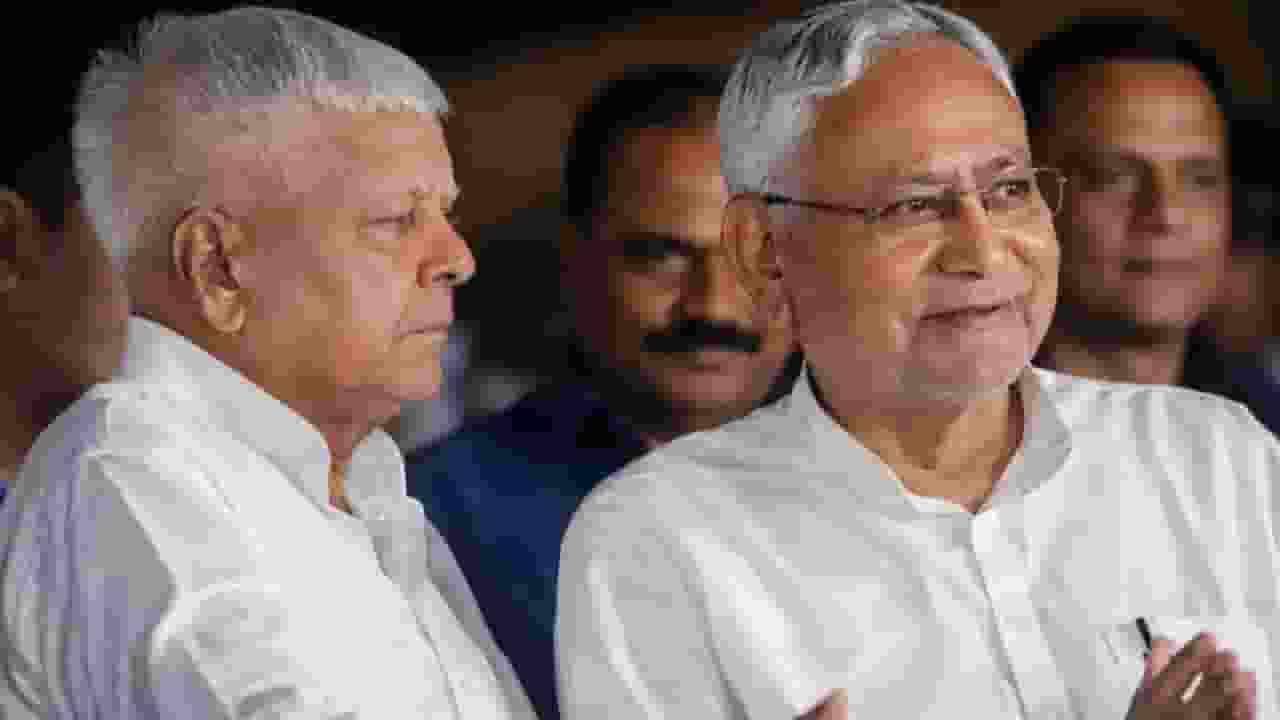 Nitish Kumar and Lalu Prasad Yadav.