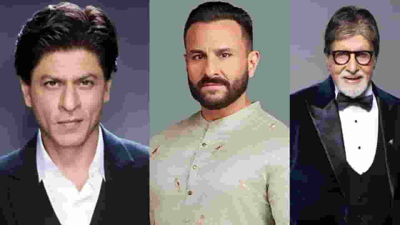Shah Rukh Khan, Saif Ali Khan and Amitabh Bachchan