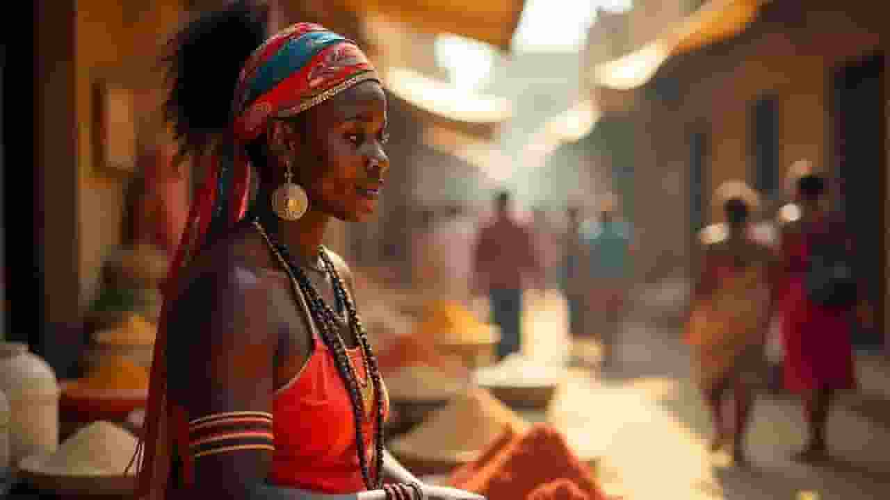 Image of Dark Skin women