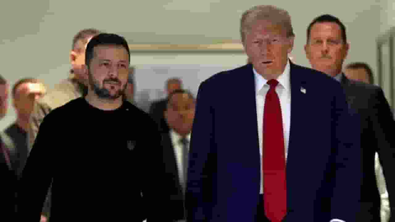 volodymyr zelenskyy and donald trump । Photo Credit: PTI