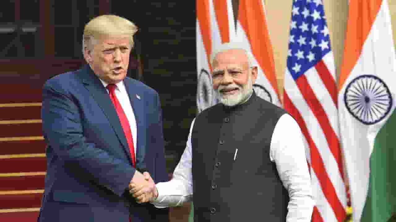 Narendra Modi and and Donald Trump