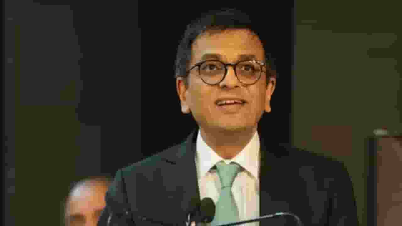 Former CJI Chandrachud.