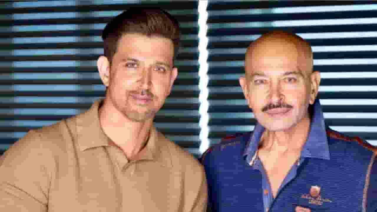 Hrithik Roshan and Rakesh Roshan