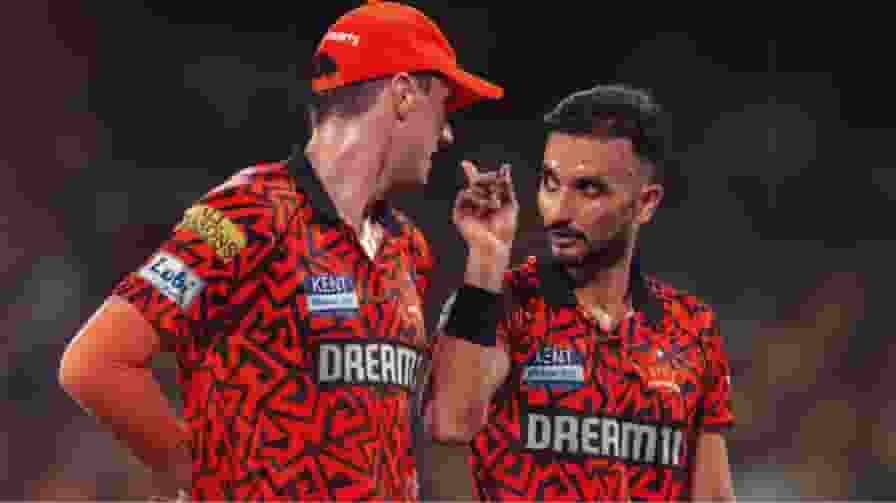 Pat Cummins Harshal Patel