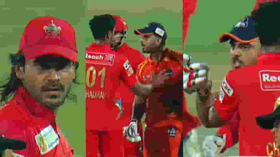 दिग्वेश राठी और नीतीश राणा भिड़े, मारपीट होते-होते बचा, VIDEO Digvesh Rathi Nitish Rana Fight Video DPL 2025 Eliminator Delhi League Digvesh Rathi Nitish Rana Fight