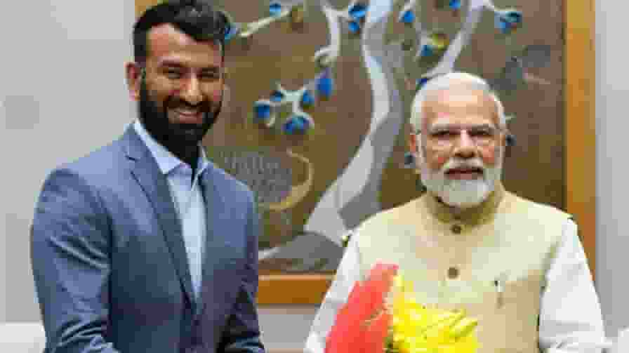 Cheteshwar Pujara PM Modi