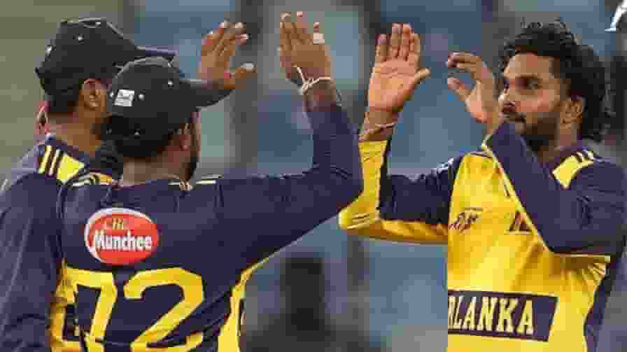 Wanindu Hasaranga Celebration