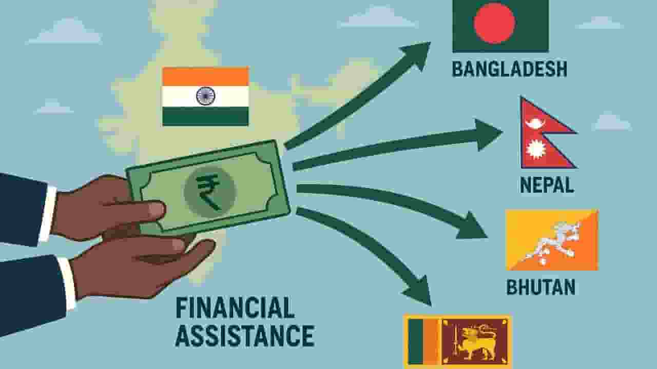 indian government financial assistance to neighboring countries 