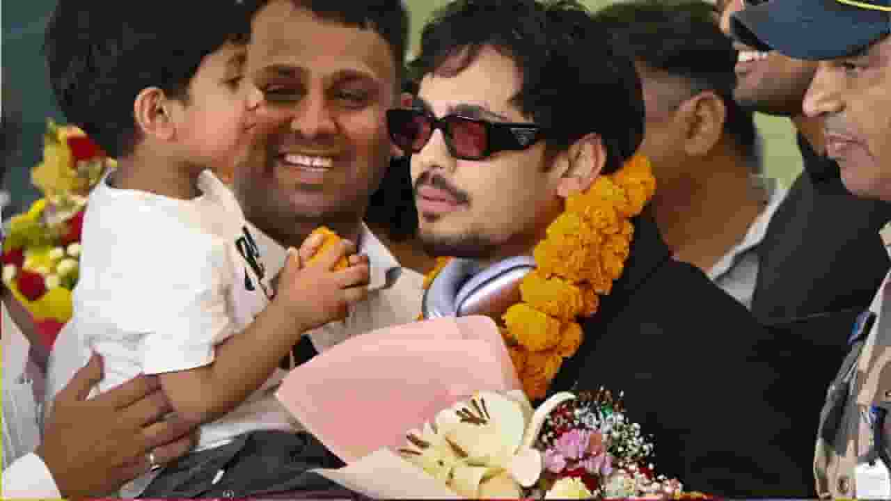 Ishan Kishan at Patna Airport