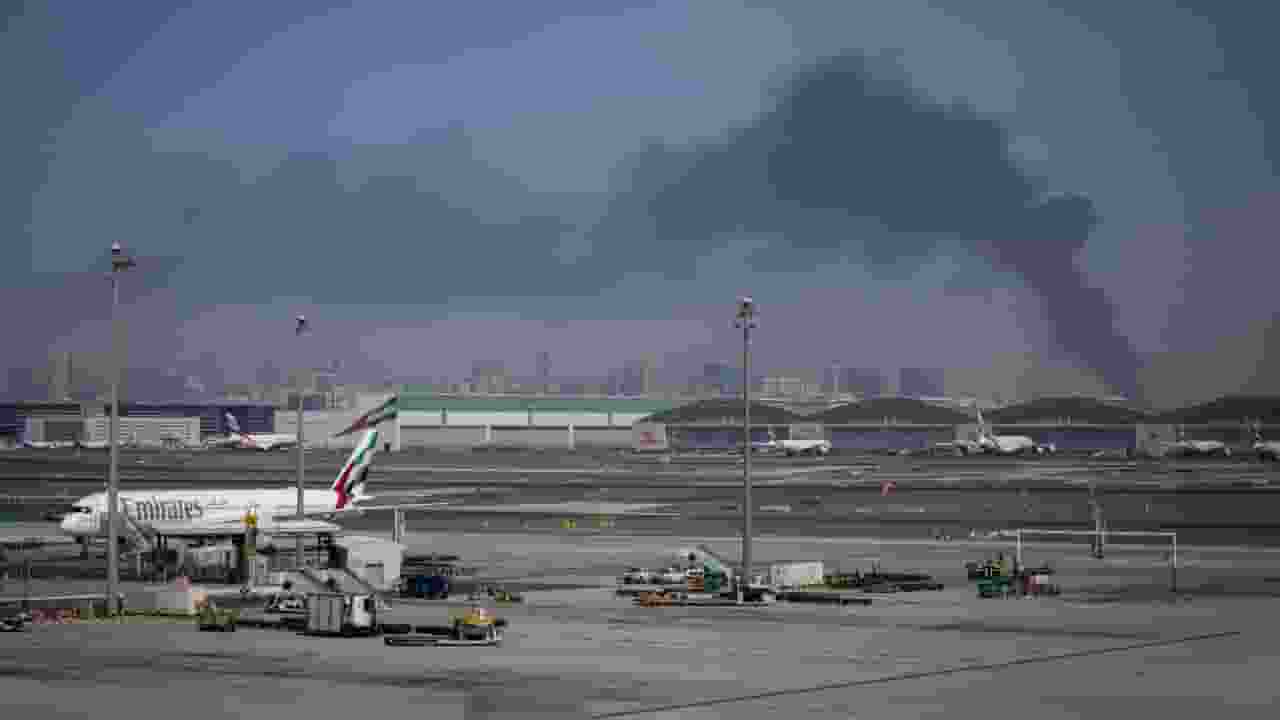 Dubai International Airport hit