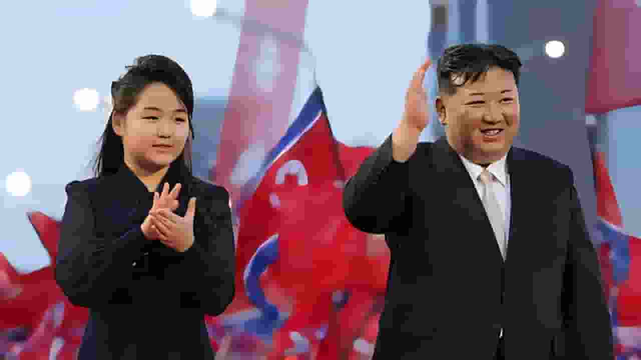kim jong un with his daughter