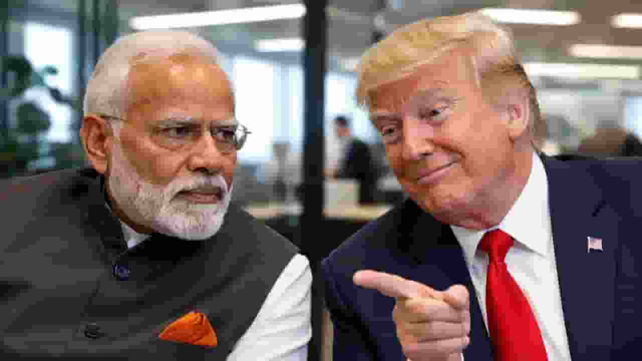 ai generated image of donald trump and narendra modi