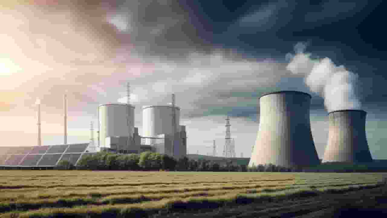 nuclear reactors producing nuclear energy photo