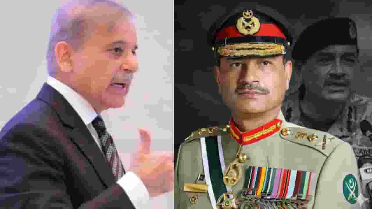 Shahbaz Sharif and Asim Munir