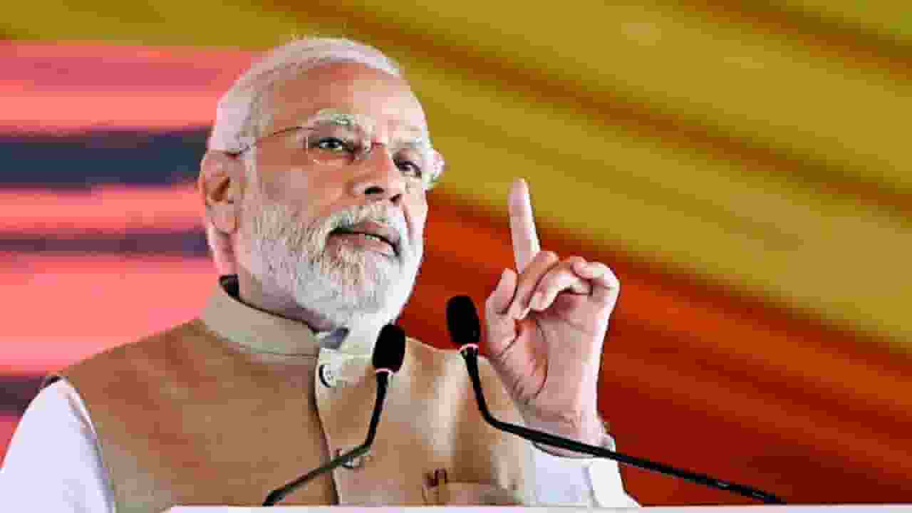 PM Modi । Photo Credit: PTI