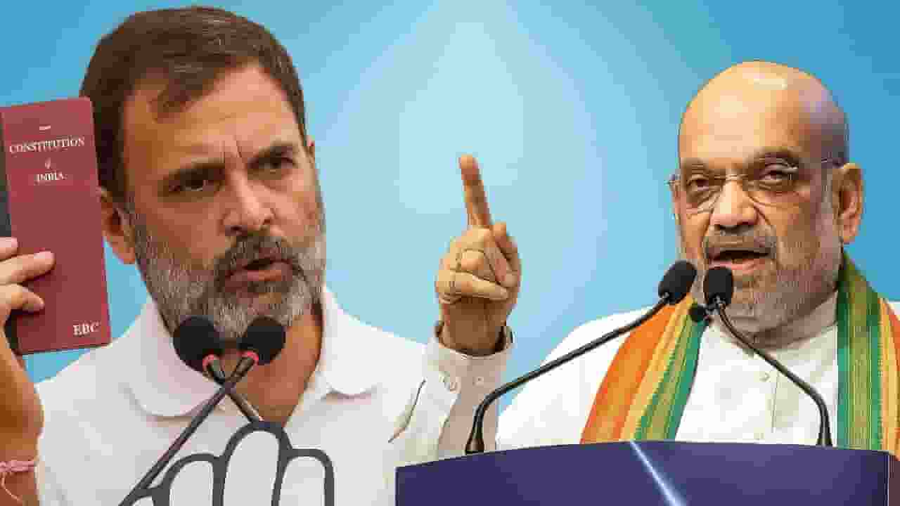 rahul gandhi and amit shah। Photo Credit: PTI