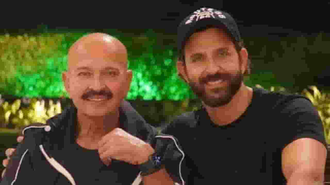 Rakesh and Hrithik Roshan