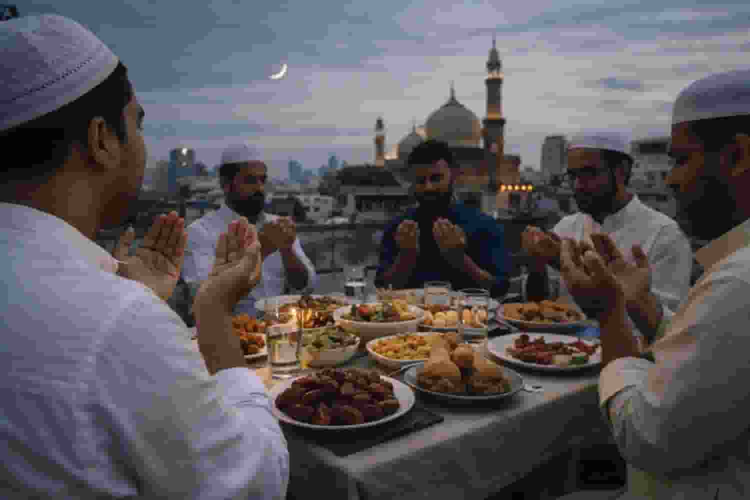 Rmadan Prayer in Evening