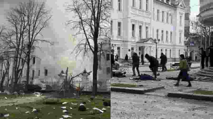 Russia attack Ukraine city Sumy 