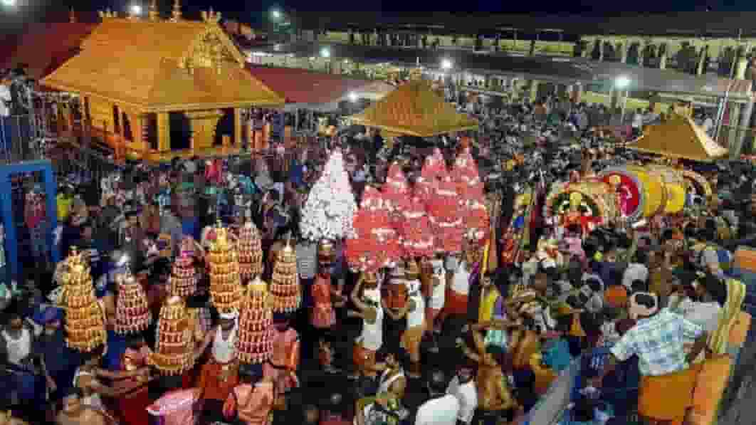 Sabrimala Temple । Photo Credit: PTI