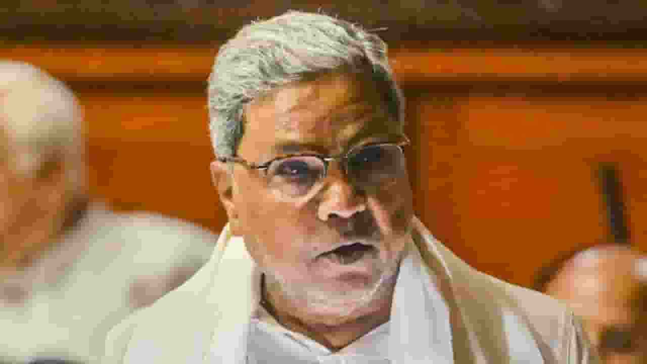 Karnataka Chief Minister Siddaramaiah