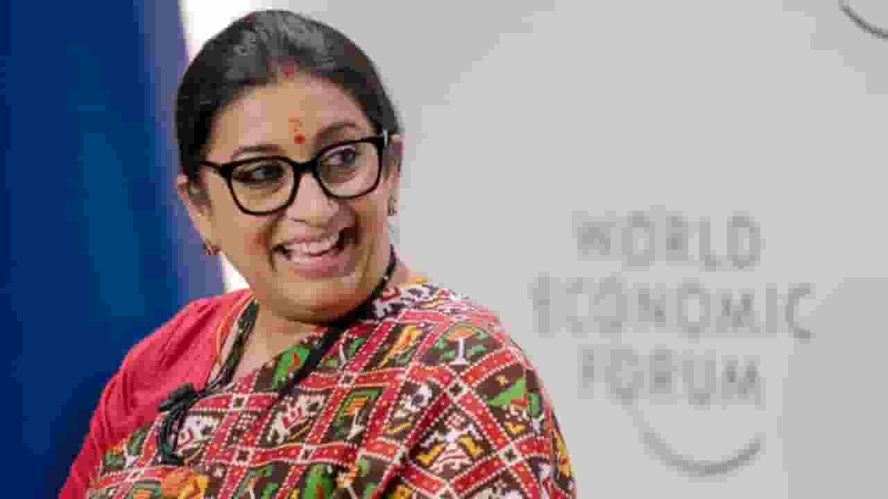 smriti irani at world economic forum