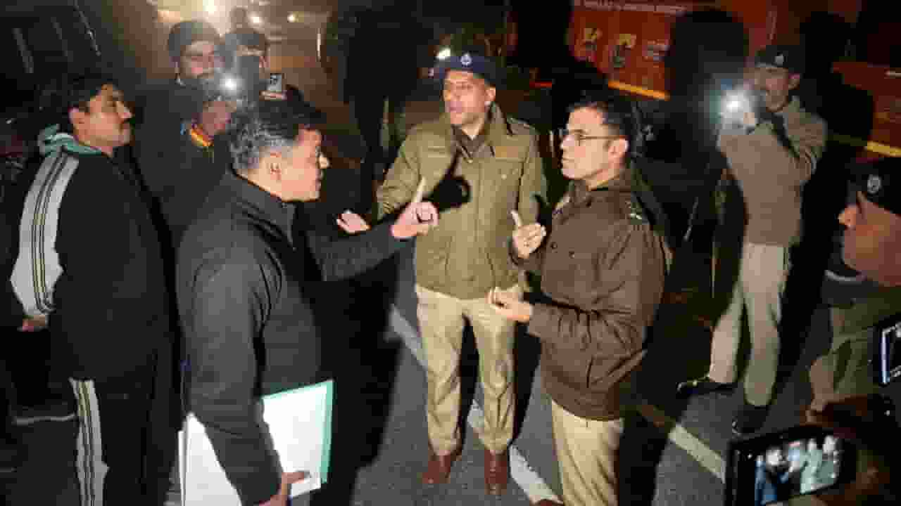 standoff between Delhi and Shimla police