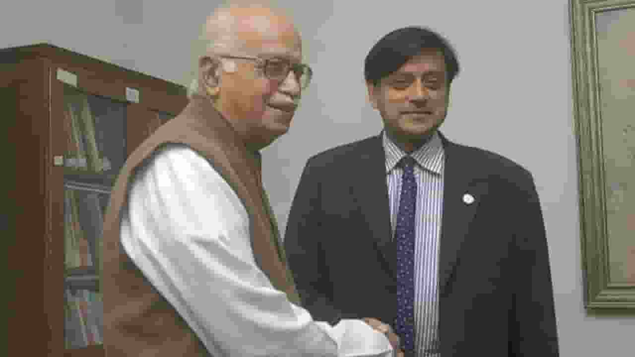 Shashi Tharoor wished LK Advani