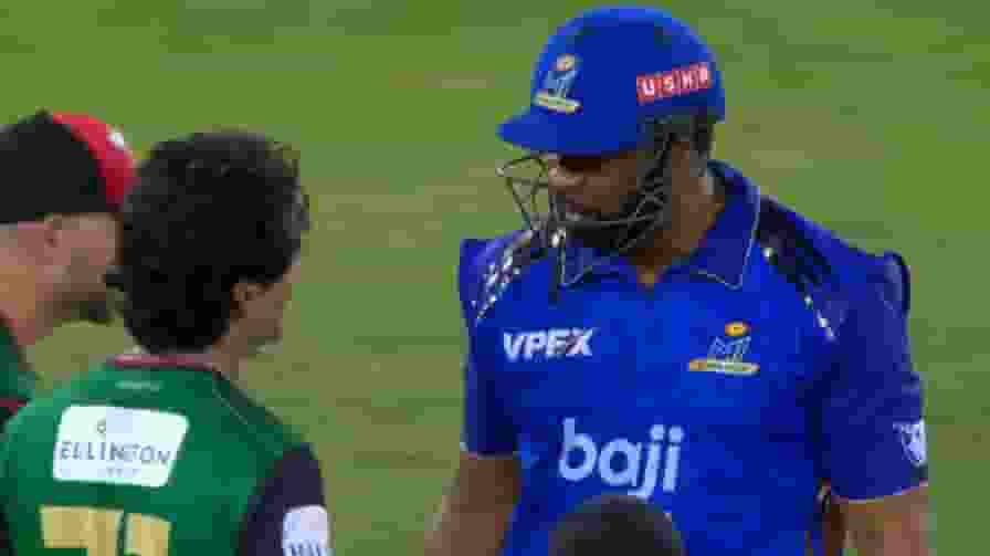 Kieron Pollard Naseem Shah