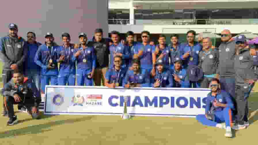 Bihar Cricket Team Vijay Hazare Trophy Plate Group