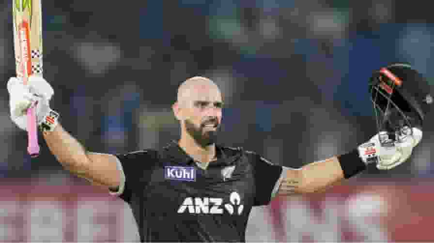 Daryl Mitchell Century IND vs NZ ODI