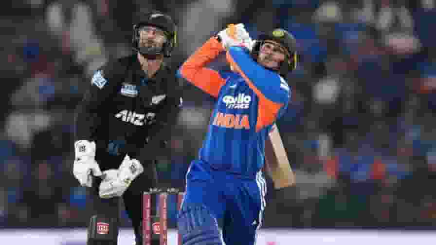 Abhishek Sharma Batting IND vs NZ T20