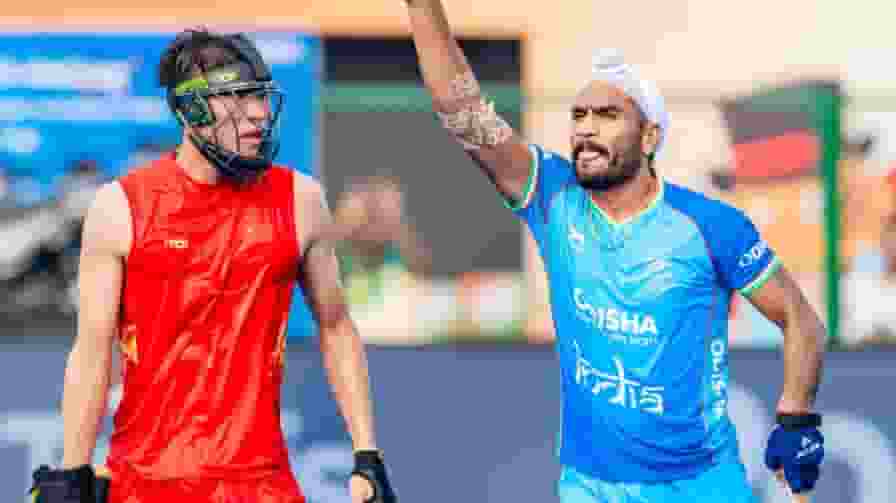 India vs China hockey match