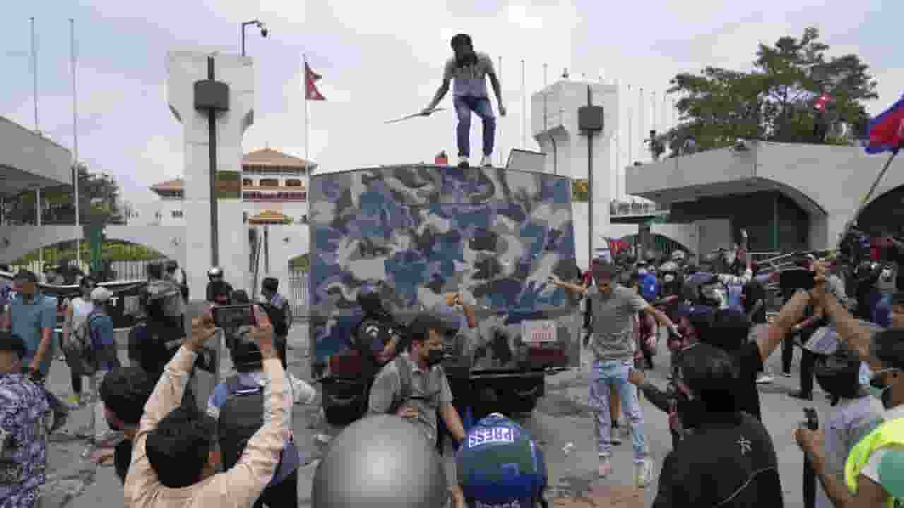 nepal protest