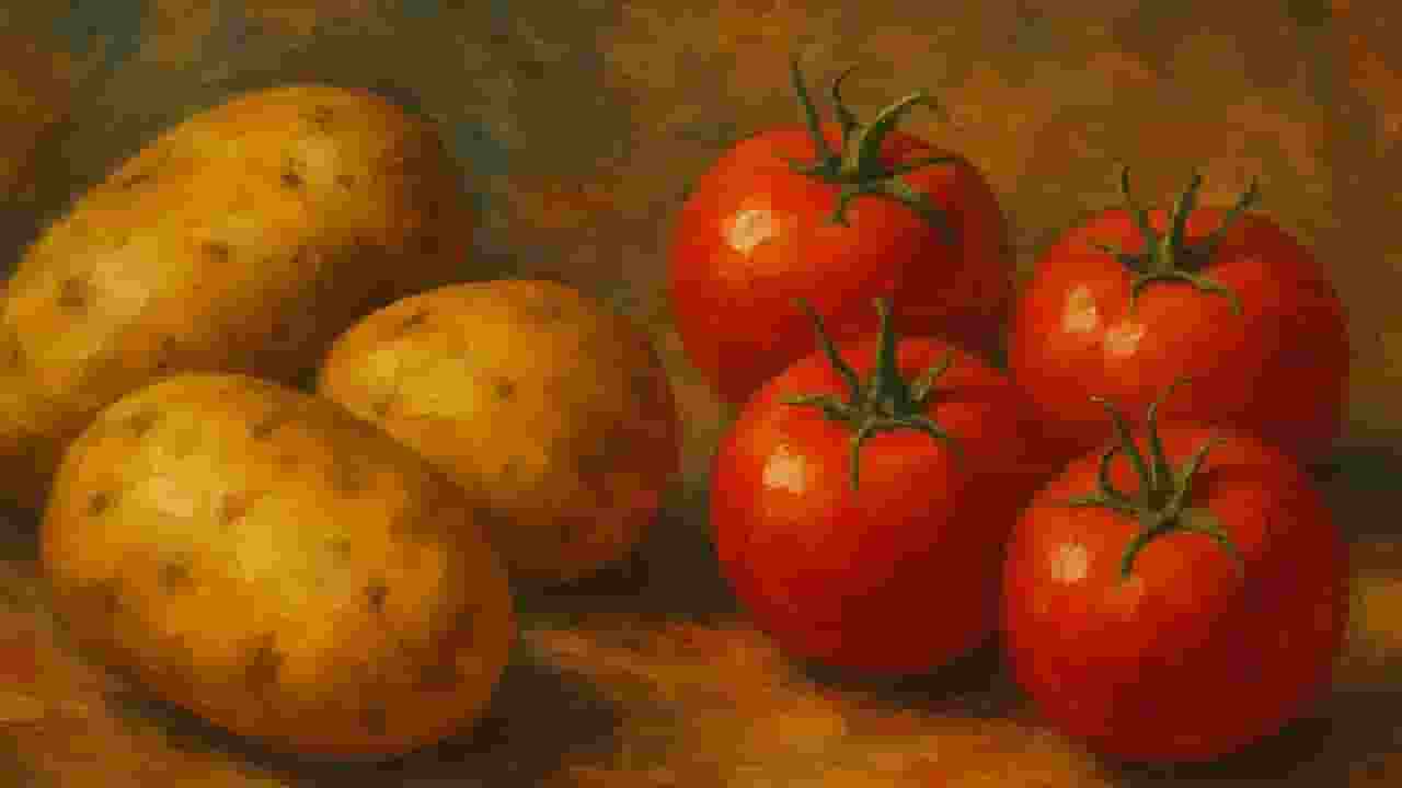 Genetic development of potato.